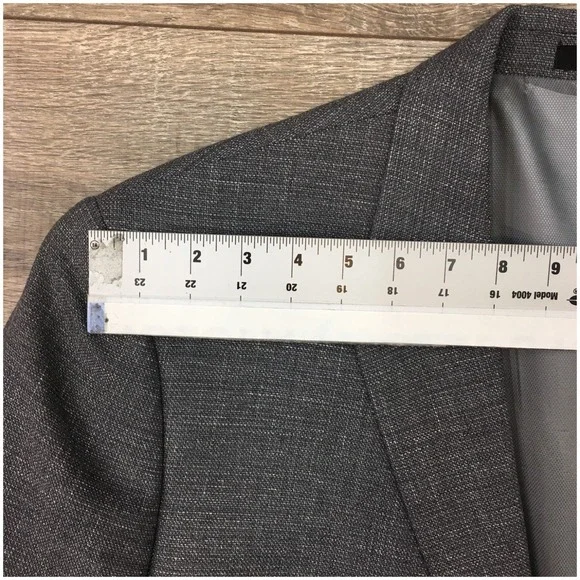 KENNETH COLE Mens Blazer Sport Coat Casual Jacket Size 48R Slim Fit Wool Suit